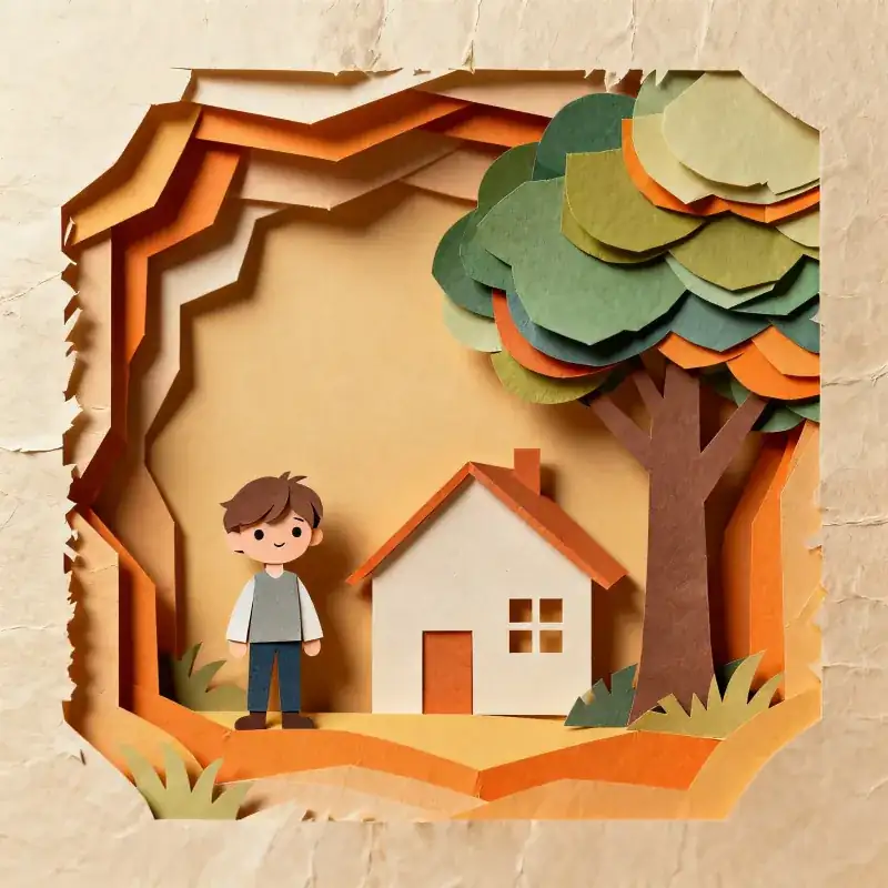AI explainer video in Paper Cut style — Craft kit unboxing